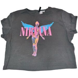 Nirvana Crop Tee